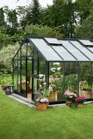 Fabrieksprijs Royal Well Tuinkas Gartner 21.4 380 x 595 cm Antracietgrijs Gecoat